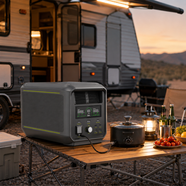 Fossibot F3000 Outdoor Power Bank 2,048WH High Power Home Backup Camping Charge 3000W LiFePO4 MPPT Flashlight Portable Power