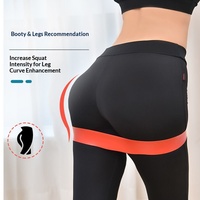 Bande de Résistance en TPE en Gros, 60 cm, Élastiques de Fitness 10, 20, 25, 30, 35 lb pour Entraînement des Fessiers, des Bras, Yoga et Utilisation à Domicile
