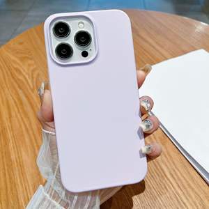 Coque de téléphone magnétique intégrée pour Apple 17, pour iPhone 16, couleur bonbon simple, 15 grands trous, 14 coques de protection - Product Image 1