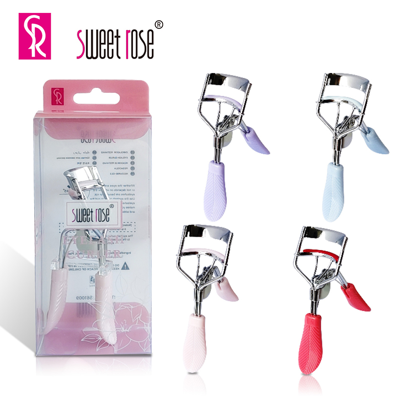 Sweet Rose Flower Handle Eyelash Curler