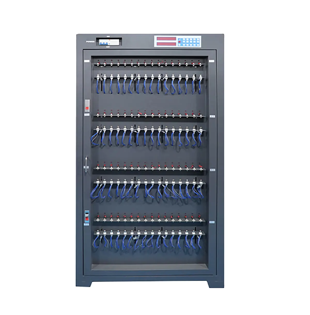 Battery testing machine 18650 21700 26650 cylindrical battery capacity dividing classify equipment cell grading cabinet