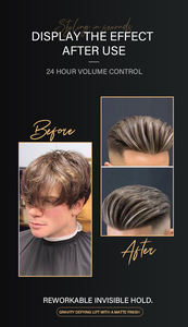 Produits capillaires pour hommes, <span class=keywords><strong>poudre</strong></span> de Texture en Volume, <span class=keywords><strong>poudre</strong></span> de racine de Mattify biologique pour tous les types de cheveux, Logo sans marque - Product Image 6