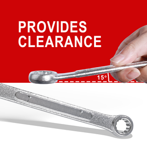 Set di Chiavi Combinate Industriali a Doppia Testa in Acciaio al Carbonio, 24 Pezzi Multi-Specifica, Personalizzabile OEM, 12 Pezzi Imperiali - Product Image 4