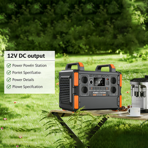 สถานีพลังงานแสงอาทิตย์ 1200W 130W พร้อมตัวควบคุม MPPT คลื่นไซน์บริสุทธิ์ พอร์ตจั๊มพ์สำหรับรถยนต์และใช้ในบ้าน รุ่น T11 กำลังไฟ 1200W สำหรับชาร์จอุปกรณ์ - Product Image 1