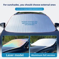 Pare-soleil de voiture à motif quadrillé, type carte, best-seller transfrontalier pour influenceurs TikTok Kuaishou, disponible en gros