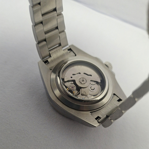 Montre de plongée automatique mécanique de luxe pour hommes, de qualité supérieure, en acier inoxydable, avec cadran noir et violet, étanche 5 bars - Product Image 4
