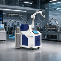 Estación de Soldadura Robótica Colaborativa Flexible Sin Codificación, Soldador Cobot Inteligente para Formas Metálicas Complejas y Soldadura Estructural