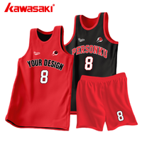 Tenues de basketball réversibles pour hommes et femmes, maillots de basketball pour jeunes de haute qualité en mesh avec impression par sublimation intégrale personnalisée