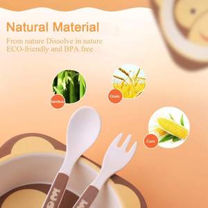 In Stock 5pcs Cartoon Pattern Children Bamboo Fiber Dinnerware <strong>Plate</strong> Bowl Cup <strong>square</strong> Baby Kids Dinner <strong>Set</strong> - Product Image 3