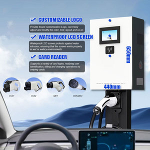 Nouvelle borne de recharge pour véhicules électriques Wallbox 20 kW 30 kW 40 kW, station de recharge domestique pour voitures électriques CCS1 CCS2 CHAdeMO GB/T NACS IP54 - Product Image 2