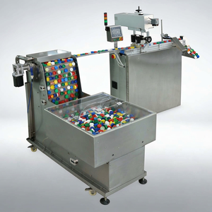 Équipement de marquage laser UV à froid double face, précision 0,01 mm, puissance 5 W, alimentation automatique des bouchons de bouteilles, inspection et collecte - Product Image 6