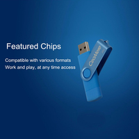 Clé USB Pivotante OTG Ceamere CMC5 XC 2.0, Mémoire Flash de 8Go 4Go 2Go 128Go 64Go 32Go 16Go