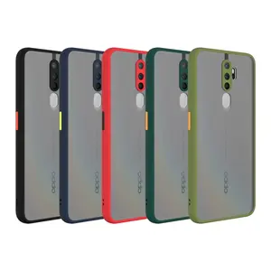 Unieke Smoke Matte Handphone Accessoires Pc Tpu Telefoon Case Back Cover Voor Oppo A9 2020 A5 Vinden X2 Pro Reno4 a92 A52 Reno 3 Ace 2