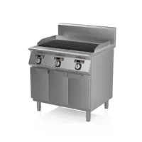 Grill électrique commercial à haute efficacité, largeur 900 mm, en acier inoxydable, arrêt automatique, économie d'énergie, pour restaurant