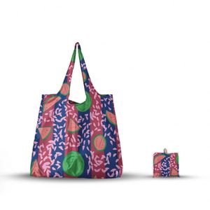 Customised Logo Reusable <b>Medium</b> Folding <b>Tote</b> <b>Bags</b> Eco-friendly Polyester Promotion Shopping Supermarkets Wholesale - Product Image 1