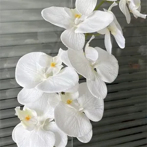 high quality wedding decorative white silk flower wholesale white petals flower arrangements for table centerpieces decorationPo