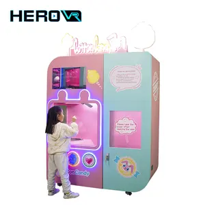 Máquina Expendedora de algodón de azúcar con hilo dental HEROVR