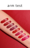 Rouge à lèvres mat à tête de balle de maquillage chimique, marque privée, faible MOQ, taille d'échantillon, avec des propriétés de protection solaire et hydratantes