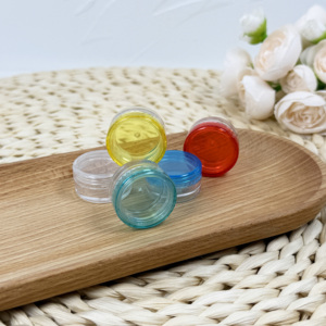 Bocaux vides de couleur personnalisée bocaux cosmétiques en plastique avec couvercle pour beurre corporel bocaux à crème - Product Image 3