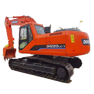 Excavatrice hydraulique DH220LC-7 utilisée directe de la Corée | Doosan original | Excavatrice à roues de pompe hydraulique du disjoncteur KYB certifiée CE - Product Image 1
