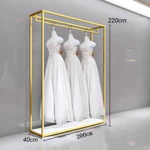 Meubles de présentation de robe de mariée sur mesure, présentoir de robe de mariée pour boutique de vêtements - Product Image 2