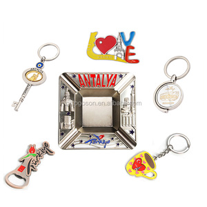 Portachiavi Quadrato in Lega di Zinco con Cartone Animato, Souvenir di Istanbul Turco Personalizzato con Stampa in Resina Epossidica, Portafortuna Occhio Turco, Nickel-free - Product Image 4