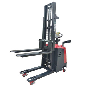Chariot élévateur transpalette électrique complet à double levage hydraulique efficace de 2 tonnes (2000 kg) certifié CE, vente directe fabricant - Product Image 1