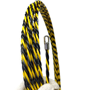 SHUOQI بيع مباشر خط Dia 6 50 m طويل كهربائي أصفر + أسود من مصنع PET سلك بكرة طويلة المدى - Product Image 3