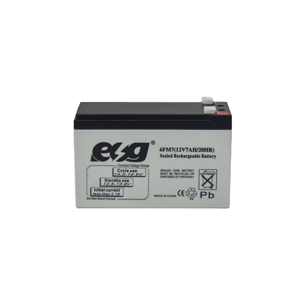 ESG высокопроизводительная сухая заряженная батарея 12V7ah батарея мотоцикла
