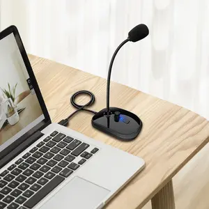 Mini Xách Tay Micro Cho Máy Tính Máy Tính Xách Tay PC Ca Hát Trò Chuyện Hội Nghị USB Mic Microphone USB Microphone Cho Máy Tính Xách Tay