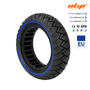 Pneu plein tout-terrain Ulip 10*2.70-6.5 (10*2.75) avec cercle bleu, pneu plein 10 pouces 10x2.70-6.5 pour Kukirin A1 M4 Max G2 Master - Product Image 1