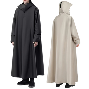 Hot Selling Custom <strong>Long</strong> Oxford Cloth Waterproof Windproof Adult <strong>Raincoat</strong> with Hood and Sleeves for Outdoor Tour Travel - Product Image 1