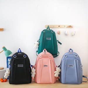 <span class=keywords><strong>Sac</strong></span> à dos en toile de polyester pour étudiant, style preppy <span class=keywords><strong>tendance</strong></span>, <span class=keywords><strong>sac</strong></span> de campus grande capacité imperméable pour collégiens et lycéens - Product Image 4
