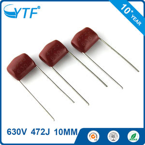 Condensador de flujo de 630V, 472J, potencia de polipropileno metalizado para placa de circuito - Product Image 5