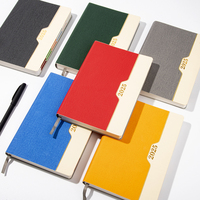 2025 A5 planificateurs Agenda cahier haute qualité couverture en cuir Pu bureau d'affaires utilisation Agenda planificateur