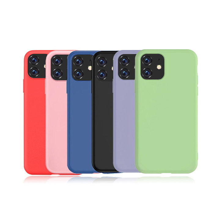 Разноцветный чехол для телефона, жидкий силиконовый чехол для телефона iPhone 11, защитный чехол
