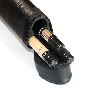 ダブルシャフトメープル & カーボンフォアアーム2ピースプールキューセット/9ボールコンボオーバル/トライアングル3穴キューバッグ - Product Image 5