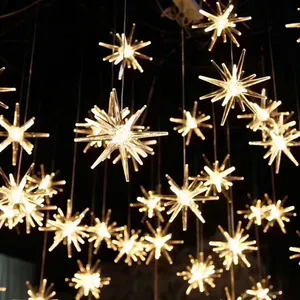 Decorative Acrylic LED Star wedding decoration indoor and outdoor LED Ceiling light