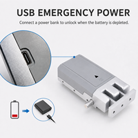 Serrure de porte intelligente Tuya WIFI sans fil, télécommande gratuite, alimentée par piles AA, serrure de portail DIY, serrure intelligente
