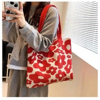 Sac fourre-tout Qetesh, design personnalisé, nouveau style, réutilisable, tendance, haute qualité, grande capacité, sac à fleurs coloré pour femmes