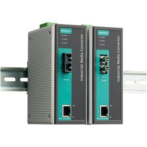 Convertisseur de média industriel Moxa IMC-101-M-ST-T-IEX Ethernet vers fibre avec connecteur ST pour usage industriel, modèle Taïwan 93974 - Product Image 1