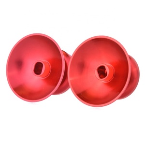 EXtremeRate <b>Red</b> Metal Aluminum Thumbsticks for <b>Xbox</b> One <b>Controller</b> - Replacement Analog Stick Caps - Product Image 4