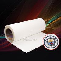 Film de transfert thermique 3D en TPU gaufré de qualité supérieure, rouleau de 45 cm x 0,4 mm, adhésif thermofusible pour T-shirts, jeans, patchs et logos