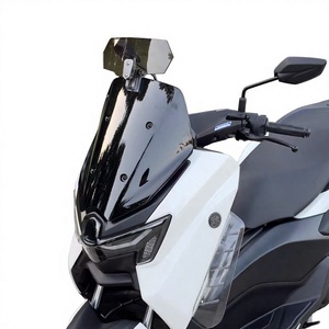 Compatible avec Yamaha NMAX155 2017-2026, pare-brise plus haut et plus petit, réglable pour NMAX. - Product Image 1