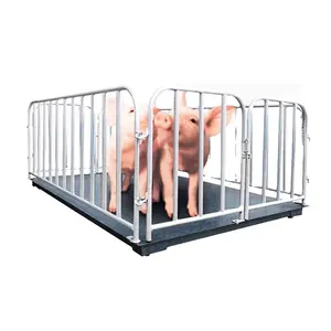 Báscula de pesaje en vivo para granja, para máquinas de granja de cerdos, báscula electrónica inteligente para ganado