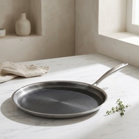 Plaque de cuisson antiadhésive en acier inoxydable 316 à structure alvéolée pour barbecue extérieur, camping, cuisson de crêpes et friture, compatible gaz et induction pour la cuisine domestique