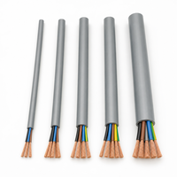 Câble de commande KVV ignifuge, 99,9 % cuivre pur, multiconducteurs, gaine PVC noire, 450/750V, non hygroscopique