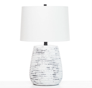 Lampe de table en céramique rouge de grande taille avec abat-jour en forme de tambour pour chambre à coucher, lampe de chevet, décoration de salon - Product Image 6