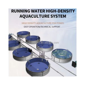 Pecera Redonda de PVC Azul SDM para Cultivo de Pescaduras y Camarones con Tamaño Personalizable (2m-30m) y Generador de Oxígeno - Product Image 3