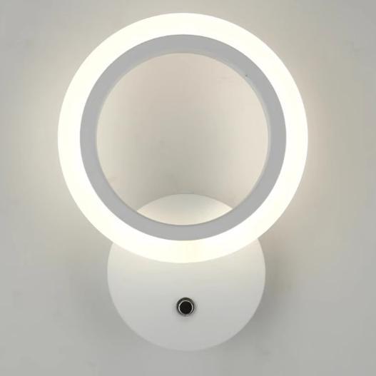 Wireless Magnetic Bedside Bedroom Bedside Lamp No Punch Rechargeable Wall Sconce Premium Backdrop Ambiance LED Wall Sconce